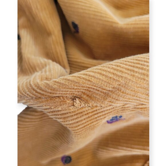 BDG Zaria Embroidered Corduroy Snail Brown Pull-On Pant size XL - Picture 14 of 16